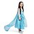 cheap Movie &amp; TV Theme Costumes-Princess Fairytale Cosplay Costume Movie Cosplay Vacation Dress Blue Dress Christmas Halloween New Year Chiffon