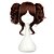 billige Halloween parykker-Lolita Cosplay Parykker Dame 14 inch Varmeresistent Fiber Anime Paryk