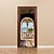 cheap Door Stickers-Famous / Landscape / 3D Wall Stickers 3D Wall Stickers Door Stickers, Paper Home Decoration Wall Decal Wall Decoration 1 set