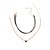 levne Módní náhrdelníky-Dámské vrstvené Náhrdelníky dámy Přizpůsobeno minimalistický styl Módní Flanel Slitina Zlatá Náhrdelníky Šperky Pro Dar Ležérní