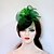 cheap Fascinators-Gemstone &amp; Crystal / Tulle / Fabric Flowers / Hats / Headpiece with Crystal / Feather 1 Wedding / Party / Evening / Event / Party Headpiece