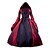 billiga Historiska- och vintagedräkter-Queen Victoria Gothic Lolita Victoriansk Klänningar Dam Flickor Satin Cotton Party Bal Japanska Cosplay-kostymer Plusstorlekar Anpassad Röd Balklänning Lappverk Poet Långärmad Lång längd