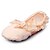olcso Balettcipők-Női Balettcipők Vászon / Szövet Gumis pánt Csokor Lapos Személyre szabható Dance Shoes Bézs / Teljesítmény