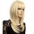 cheap Older Wigs-Synthetic Wig Wavy Wavy Wig Blonde Short Blonde Synthetic Hair Women&#039;s Natural Hairline Blonde