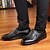 abordables Zapatillas sin cordones y mocasines de hombre-Hombre Zapatos Confort PU Primavera / Otoño Casual Zapatos de taco bajo y Slip-On Marrón / Negro / EU39