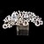 cheap Headpieces-Rhinestone / Alloy Hair Combs / Headwear with Floral 1pc Wedding / Special Occasion / Party / Evening Headpiece