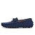 זול נעלי בד ומוקסינים לגברים-בגדי ריקוד גברים מוקסין אביב / קיץ קזו&#039;אל בָּחוּץ נעליים ללא שרוכים עור כחול כהה / בורדו / אפור