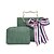 cheap Bag Sets-Women&#039;s Bags PU Bag Set 2 Pieces Purse Set Zipper Blushing Pink / Yellow / Khaki