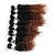 billige Ombre hårforlengelse-8 pakker Brasiliansk hår Kinky Curly Dyp Bølge Ubehandlet hår Nyanse 8-14 tommers Nyanse Hårvever med menneskehår Hairextensions med menneskehår / 10A