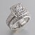 cheap Rings-Women&#039;s Band Ring Silver Rhinestone Silver Wedding Party Jewelry