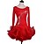 cheap Latin Dancewear-Latin Dance Dresses Women&#039;s Performance Spandex Cascading Ruffles / Crystals / Rhinestones Long Sleeve Dress