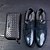 abordables Zapatos Oxford de hombre-Hombre Oxfords Zapatos Confort Negocios Casual Cuero Sintético PU Negro Azul Primavera Otoño / EU40