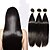 preiswerte Haarverlängerungen in natürlichen Farben-6 Bündel Peruanisches Haar Glatt Cabello Natural Remy Menschenhaar spinnt 12-28 Zoll Menschliches Haar Webarten Haarverlängerungen / Kurz / 10A / Gerade