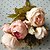 billige Kunstig blomst-silke europeisk stil bordplate blomst 1 gren med 8 blomster 1bukett 47cm