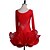 cheap Latin Dancewear-Latin Dance Dresses Women&#039;s Performance Spandex Cascading Ruffles / Crystals / Rhinestones Long Sleeve Dress