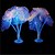 cheap Aquarium Décor &amp; Gravel-Fish Tank Aquarium Decoration Jellyfish Purple Artificial Decoration Silicon Rubber Two-piece Suit 10*9*10 cm