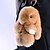 cheap Keychains-Bunny Keychain Cute Rex Rabbit Faux Fur Keychain Car Handbag Keyring