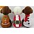 preiswerte Hundekleidung-Katze Hund T-shirt Weste Hundekleidung Weiß Rot Kostüm Terylen Buchstabe &amp; Nummer neu Lässig / Alltäglich warm halten S M L