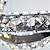 voordelige Globe-ontwerp-3 ringen 70 cm kristal dimbare led kroonluchter hanglamp metaal cirkel gegalvaniseerd modern eigentijds traditioneel klassiek 110-120v 220-240v
