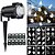 voordelige Led-schijnwerpers-1pc Roterend / Sneeuwvlok / met 10 dia&#039;s Decoratie Lawn Lights / Projectorlampje
