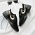 ieftine Adidași de Dans-Pentru femei Pantofi Dans Tul Adidași Despicare Toc Drept Personalizabili Pantofi de dans Roz / negru / Negru și Auriu