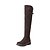 preiswerte Damenstiefel-Damen Stiefel Kleid Winter Schnalle Runde Zehe Modische Stiefel Nubukleder Mandelfarben Schwarz Braun