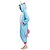 abordables Pyjamas Kigurumi-Adulte Pyjama Kigurumi Licorne Poney Animal Combinaison de Pyjamas Polaire Cosplay Pour Homme et Femme Halloween Pyjamas Animale Dessin animé Fête / Célébration Les costumes / Collant / Combinaison