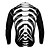 cheap Women&#039;s Cycling Clothing-Arsuxeo Men&#039;s Long Sleeve Cycling Jersey Winter Fleece 100% Polyester Skeleton Bike Jersey Top Mountain Bike MTB Road Bike Cycling Breathable Quick Dry Anatomic Design Sports Clothing Apparel