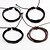 Недорогие Мужские браслеты-Men&#039;s Bracelet woven Statement Rock Hip-Hop Oversized PU Leather Bracelet Jewelry Black For Casual Daily