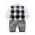 preiswerte Babyoverall für Jungen-Baby Jungen Gitter Langarm Anzug &amp; Overall Blau