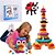 billige Pædagogisk legetøj-nye bunchems god pakke ny bygning legetøj 370 stykker DIY børnene spille 36 tilbehør kit børn bedste gave