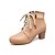 cheap Women&#039;s Boots-Women&#039;s Boots Fall / Winter Round Toe Fashion Boots Dress Buckle Leatherette Booties / Ankle Boots Black / Yellow / Pink