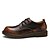 baratos Sapatos Oxford para Homem-Homens sapatos Materiais Customizados Outono / Inverno Conforto Oxfords Marron / Azul / Vinho