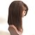 cheap Human Hair Wigs-Human Hair Glueless Lace Front Lace Front Wig Bob Layered Haircut With Bangs style Brazilian Hair Straight Wig 130% Density with Baby Hair Natural Hairline 100% Virgin Unprocessed Women&#039;s Medium