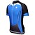 cheap Women&#039;s Cycling Clothing-Men&#039;s Short Sleeve Cycling Jersey Polyester Blue Bike Jersey Mountain Bike MTB Road Bike Cycling Quick Dry Sports Clothing Apparel / Stretchy