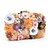 abordables Pochettes et sacs à main de soirée-Femme Imitation Perle / Cristal / strass / Fleur Polyester Pochette A Fleur Arc-en-ciel