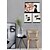 cheap Collage Picture Frames-Modern Contemporary PU Leather / ABS Painted Finishes Picture Frames, 4pcs