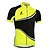 baratos Roupa de Ciclismo Feminino-Arsuxeo Homens Manga Curta Camisa para Ciclismo Poliéster Retalhos Moto Camisa / Roupas Para Esporte Blusas Ciclismo de Montanha Ciclismo de Estrada Respirável Secagem Rápida Design Anatômico Esportes