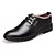 رخيصةأون أحذية أوكسفورد للرجال-رجالي أحذية الراحة جلد الشتاء أوكسفورد أسود / بني