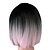 cheap Synthetic Trendy Wigs-Synthetic Wig Straight Straight Bob Wig Pink T-L.Pink Synthetic Hair Women&#039;s Ombre Hair Pink