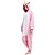 abordables Pyjamas Kigurumi-Adulte Pyjama Kigurumi Licorne Poney Animal Combinaison de Pyjamas Polaire Cosplay Pour Homme et Femme Halloween Pyjamas Animale Dessin animé Fête / Célébration Les costumes / Collant / Combinaison