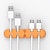 preiswerte Kabelführungselemente-orico cbs5 kabelaufwicklung kopfhörer kabel organizer draht speicher silikon ladegerät kabelhalter clips