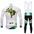 billige Klærsett for menn-CYCOBYCO Herre Langermet Sykkeljersey med bib-tights Vinter Fleece Polyester Lycra Hvit Sykkel Treningsdrakt Fleecefor 3D Pute Fort Tørring sport Grafisk Fjellsykling Veisykling Klær / Elastisk