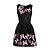 cheap Casual Dresses-Kids Little Girls&#039; Dress Floral Jacquard Butterfly Birthday Going out Black Sleeveless Casual Dresses