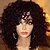 cheap Human Hair Wigs-Human Hair Glueless Full Lace Full Lace Wig Bob Layered Haircut With Bangs style Brazilian Hair Kinky Curly Wig 130% Density with Baby Hair Dark Roots Natural Hairline 100% Virgin Unprocessed Women&#039;s