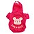 abordables Vêtements pour chiens-Chien Pulls à capuche Bande dessinée Garder au chaud Hiver Vêtements pour Chien Noir Rouge Rose Costume Polaire XS S M L
