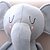 billige Kosedyr-Kosedyr Plysj Dukker Elefant Søtt Klede Fantasifull lek, strømpe, gode bursdagsgaver til favoritter til fest Jente Barne