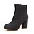 cheap Women&#039;s Boots-Women&#039;s Boots Winter Chunky Heel Round Toe Fashion Boots Leatherette Booties / Ankle Boots Black / Purple / Silver