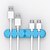 cheap Cable Organizers-ORICO CBS5 Cable Winder Earphone Cable Organizer Wire Storage Silicon Charger Cable Holder Clips