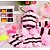 cheap Dog Clothes-Cat Dog Hoodie Hats, Caps &amp; Bandanas Dog Scarf Stripes New Casual / Daily Keep Warm Headwarmers Stripes Winter Dog Clothes Puppy Clothes Dog Outfits Rainbow Yellow Pink Costume for Girl and Boy Dog